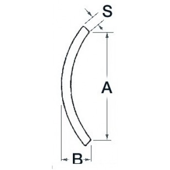 Mezzo tondo in Acciaio Inox AISI 316 lucidato a specchio